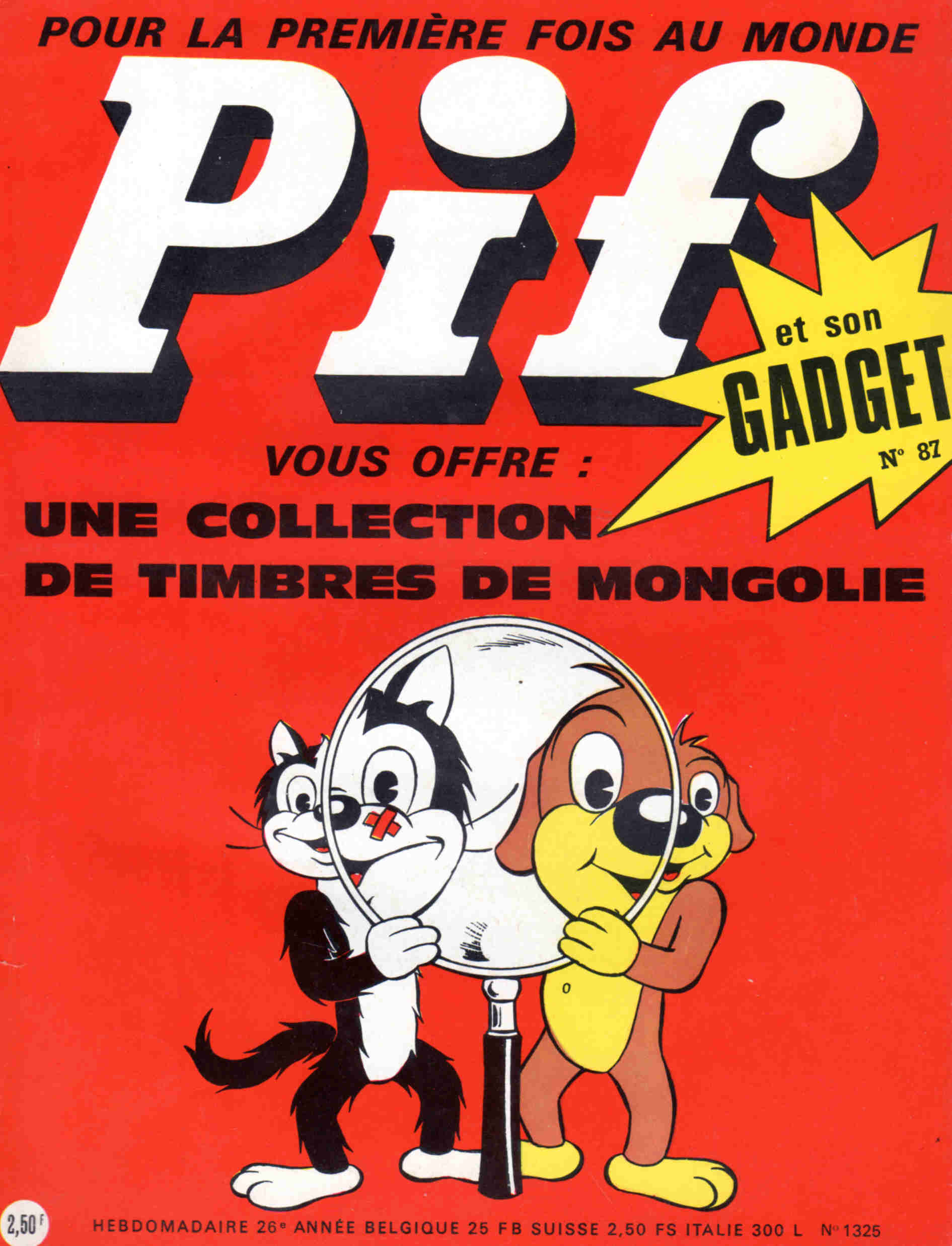 Pif Gadget, la rivista che fa conoscere Pratt in Francia.